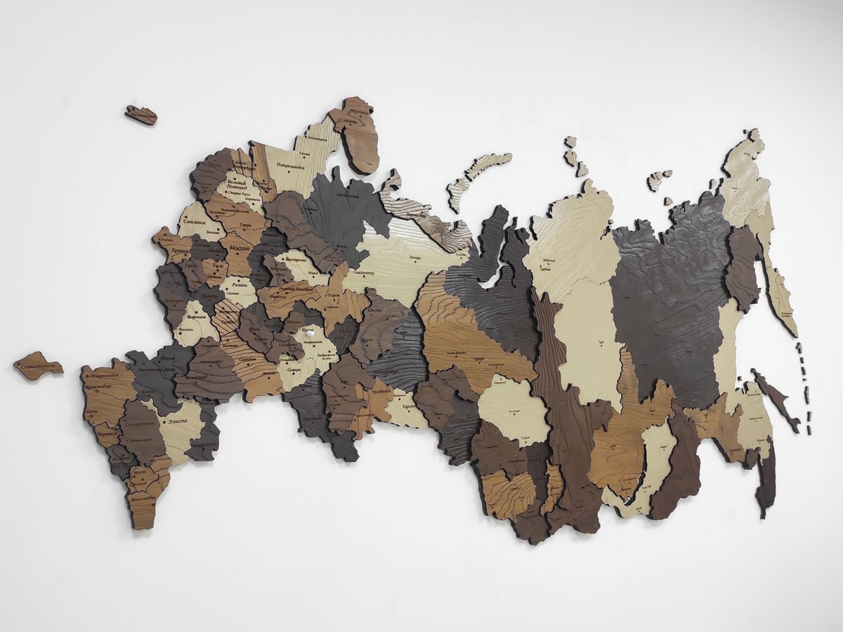 Карта России Торопецкий лес