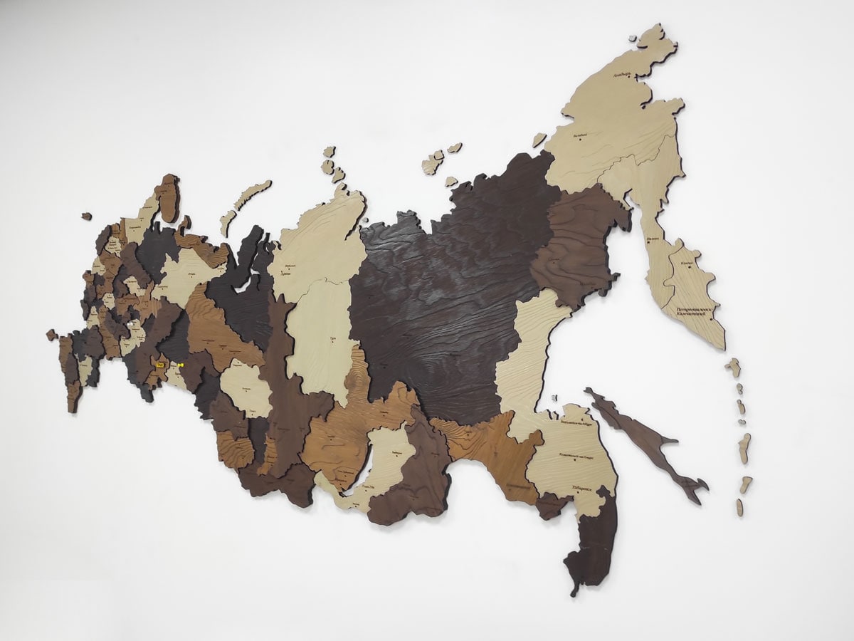 Карта России Торопецкий лес